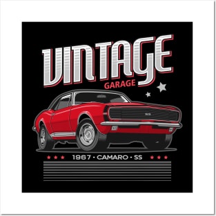 1967 Camaro SS Posters and Art